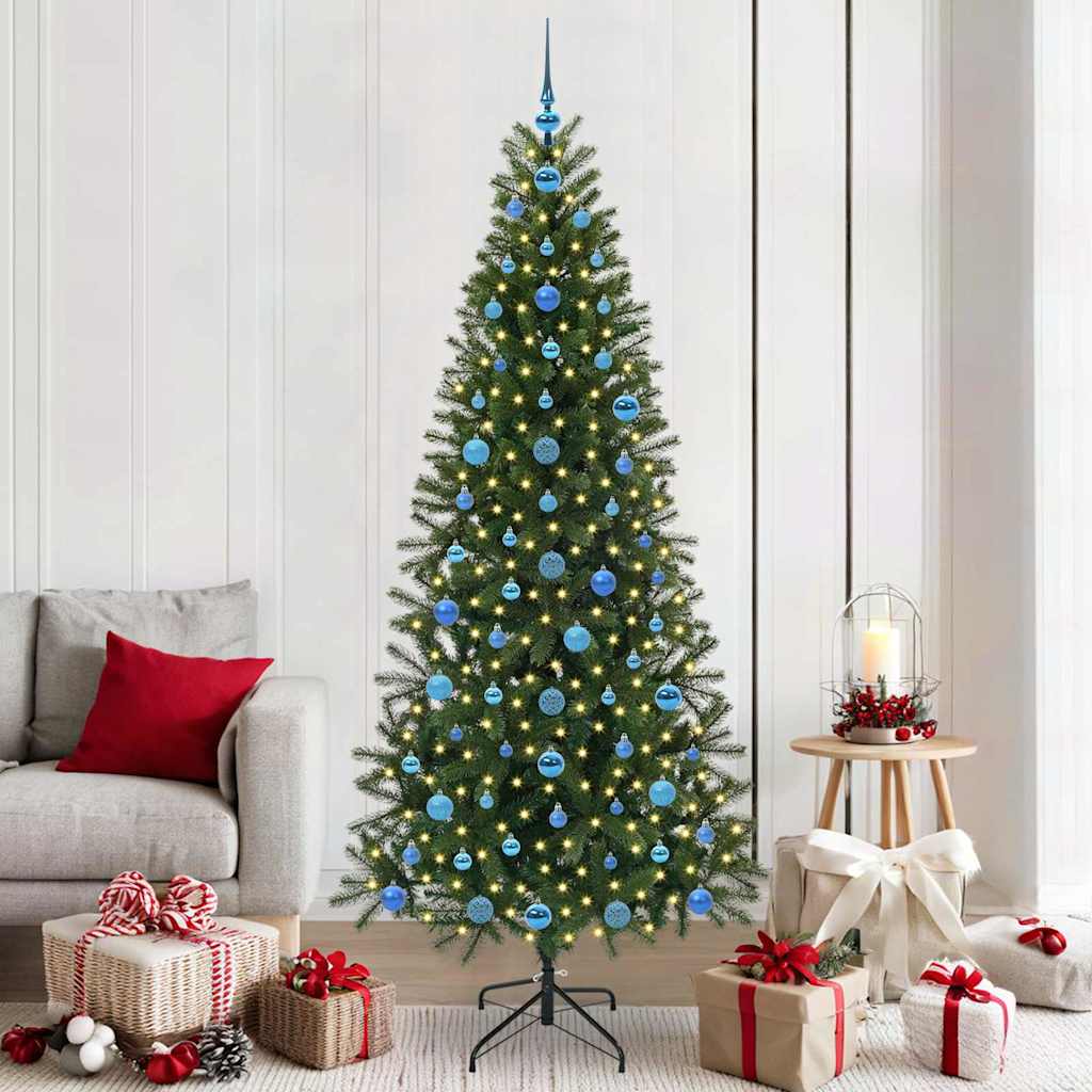 Artificial Christmas Tree Green 210 cm PE and PVC