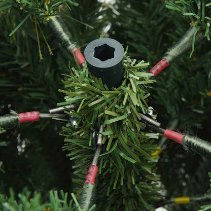 Artificial Hinged Christmas Tree Green 150 cm PE and PVC