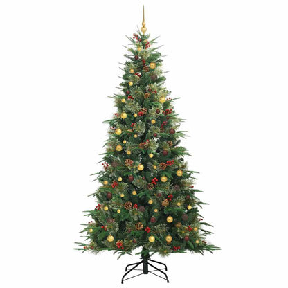 Artificial Hinged Christmas Tree Green 240 cm PE and PVC