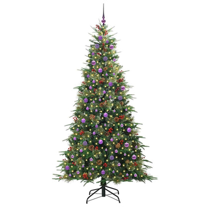 Artificial Hinged Christmas Tree Green 240 cm PE and PVC