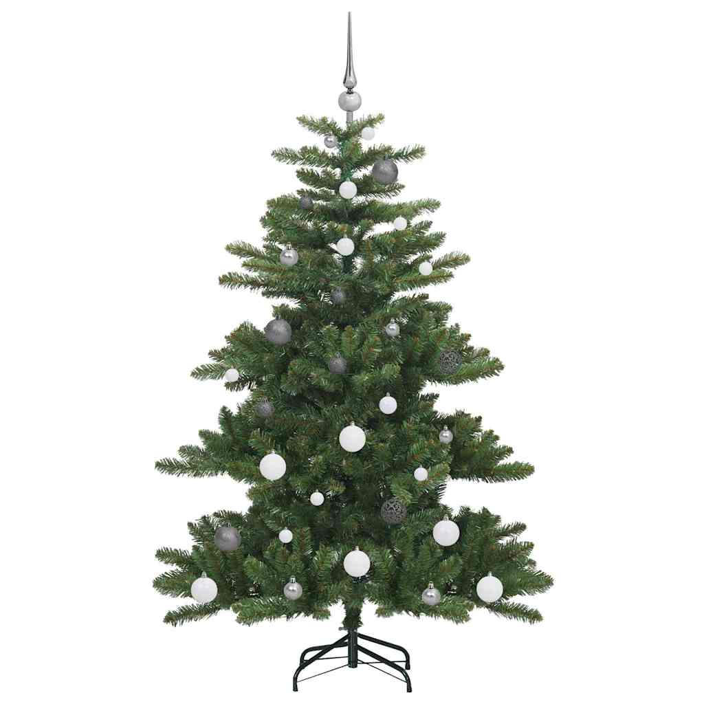 Artificial Hinged Christmas Tree Green 150 cm PVC and Steel