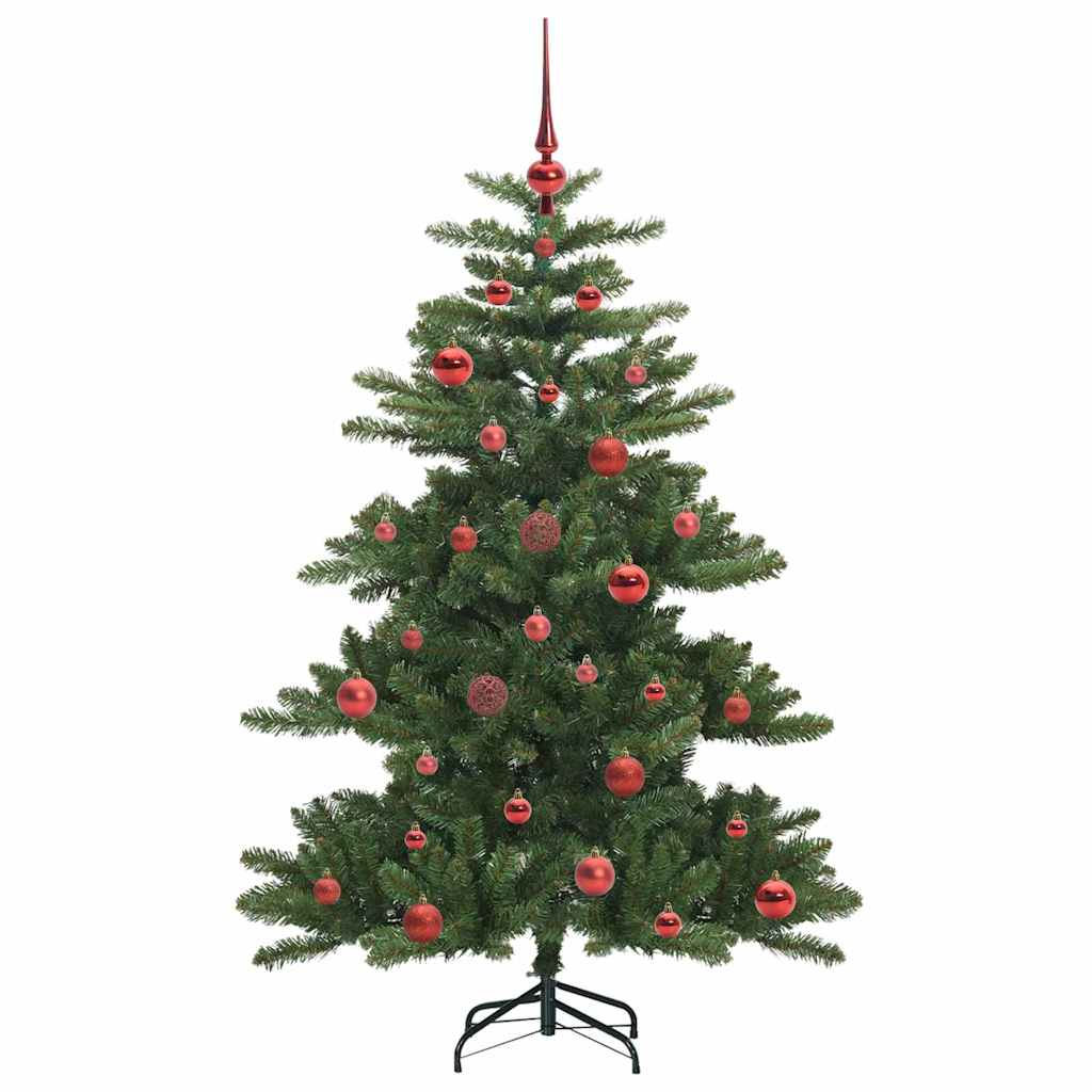 Artificial Hinged Christmas Tree Green 150 cm PVC and Steel