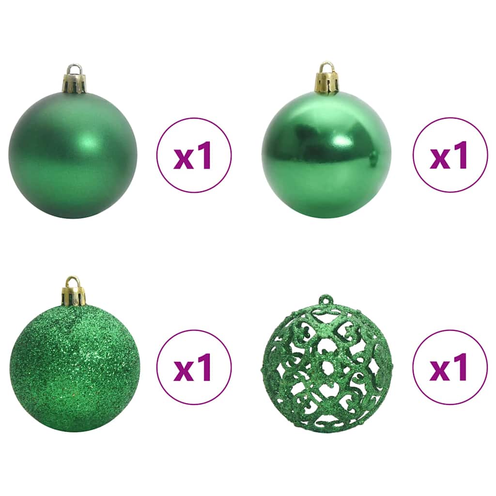 Artificial Hinged Christmas Tree Green 150 cm PVC and Steel
