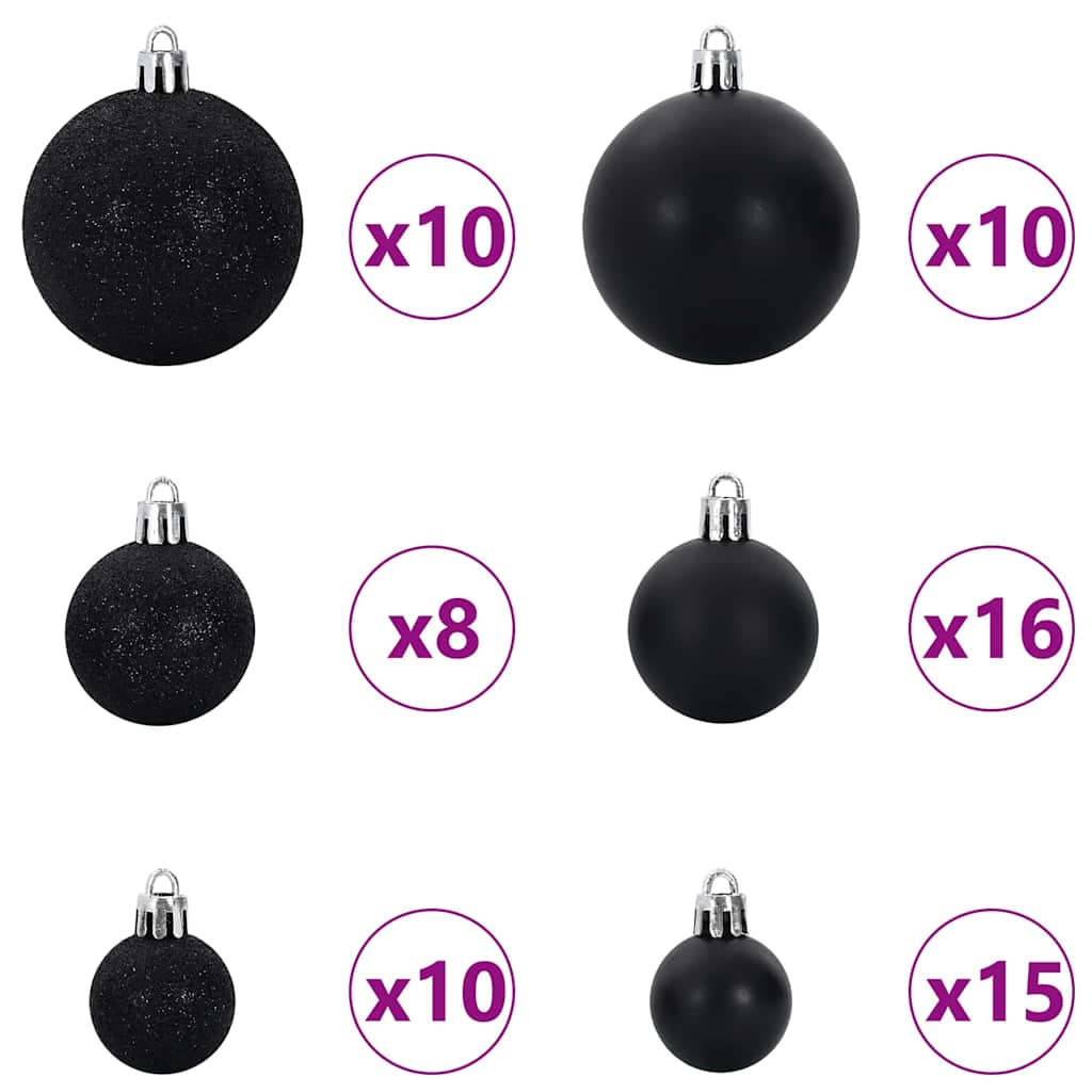 Artificial Hinged Christmas Tree Green 180 cm PVC and Steel