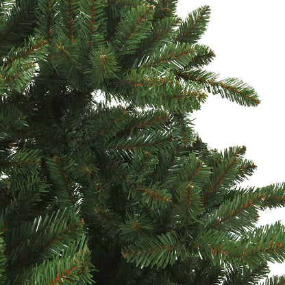 Artificial Hinged Christmas Tree Green 210 cm PVC and Steel