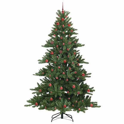 Artificial Hinged Christmas Tree Green 240 cm PVC and Steel
