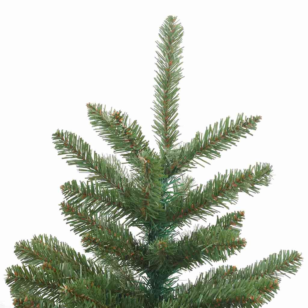 Artificial Hinged Christmas Tree Green 240 cm PVC and Steel