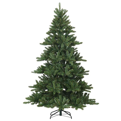 Artificial Hinged Christmas Tree Green 240 cm PVC and Steel