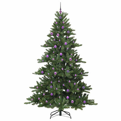 Artificial Hinged Christmas Tree Green 240 cm PVC and Steel
