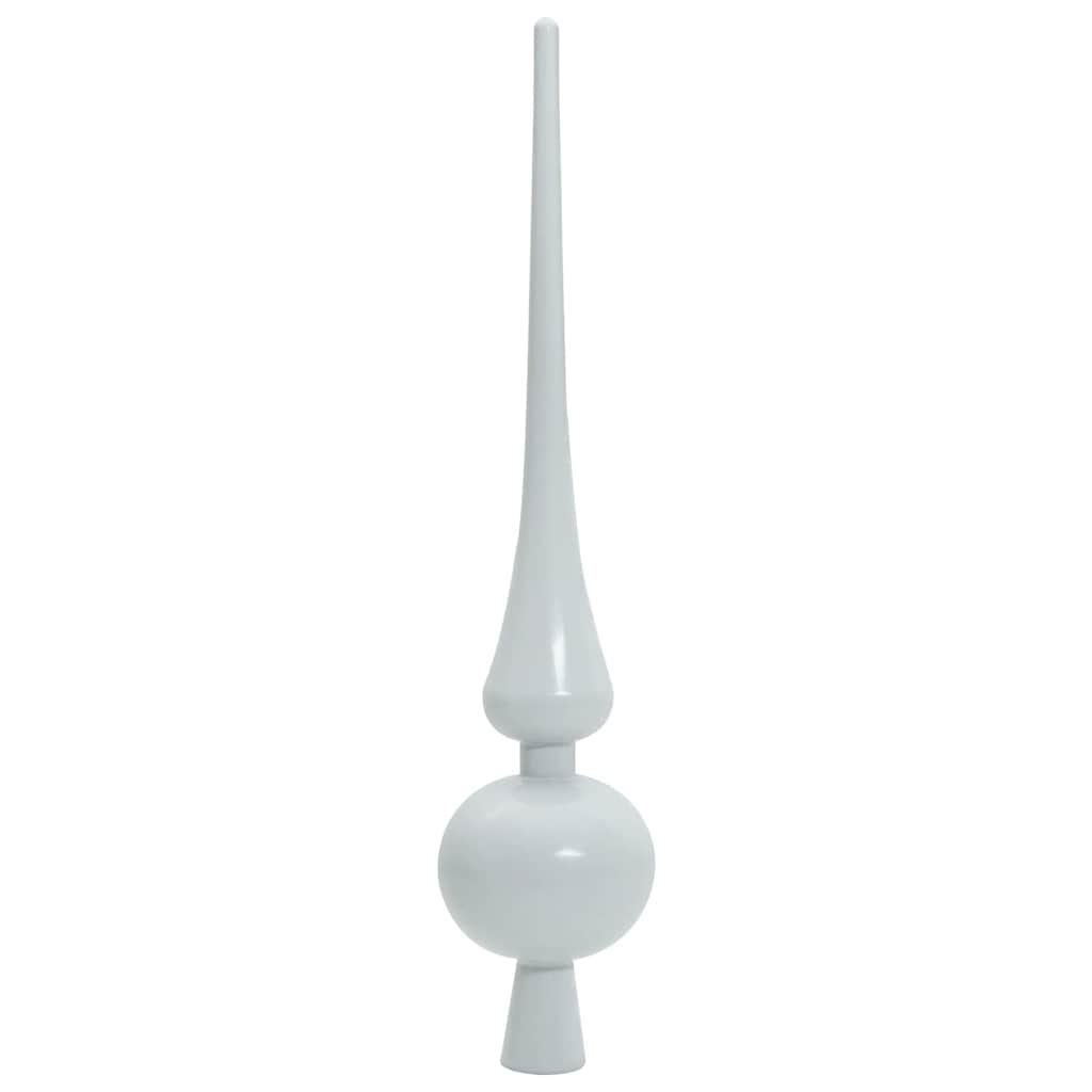 Artificial Hinged Christmas Tree White 180 cm PVC and Steel