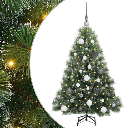 Artificial Christmas Tree with 150 LEDs Green 120 cm PE and PVC