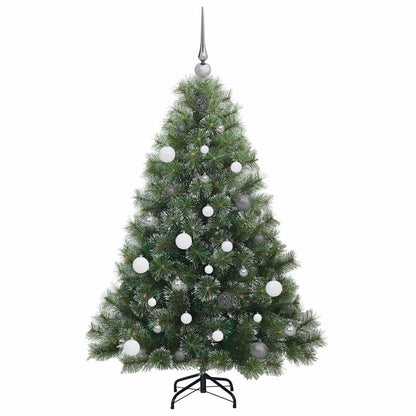 Artificial Christmas Tree with 150 LEDs Green 150 cm PE and PVC