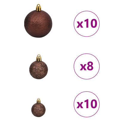 Artificial Christmas Tree with 300 LEDs Green 210 cm PE and PVC