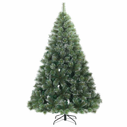 Artificial Christmas Tree with 300 LEDs Green 240 cm PE and PVC