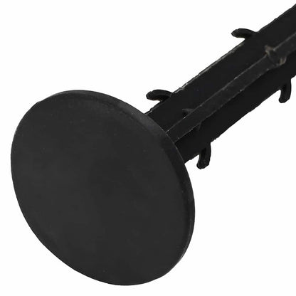 Ground Pegs 100 pcs Black Ø3 x 11 cm Plastic