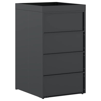 Wheelie Bin Storage with Planter Roof for Single 240L Bin