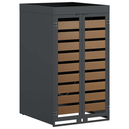 Wheelie Bin Storage with Planter Roof for 240L Bin Steel