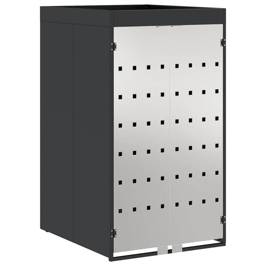 Wheelie Bin Storage with Planter Roof for 240L Bin Anthracite