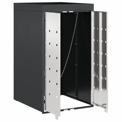 Wheelie Bin Storage with Planter Roof for 240L Bin Steel