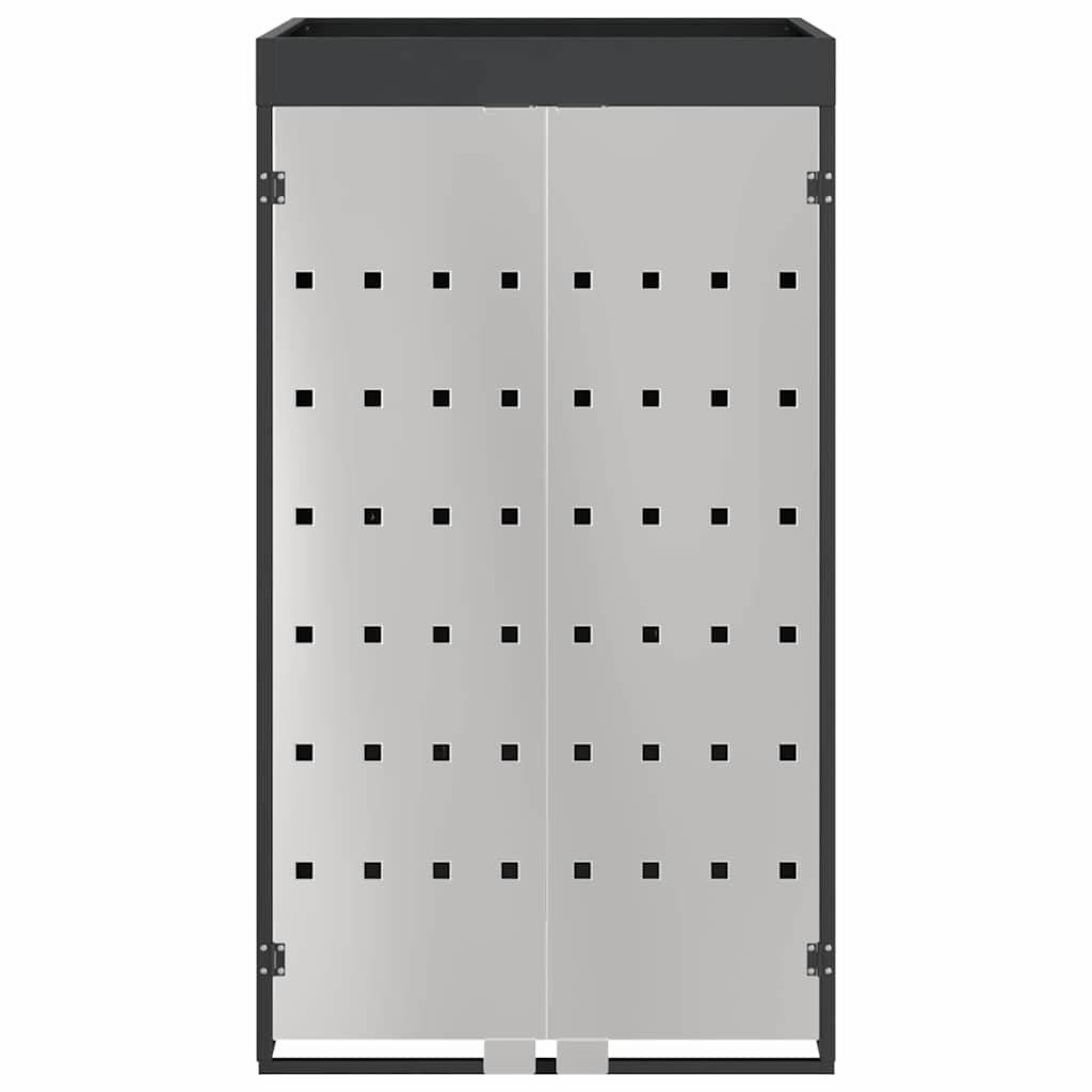 Wheelie Bin Storage with Planter Roof for 240L Bin Steel