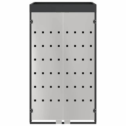 Wheelie Bin Storage with Planter Roof for 240L Bin Steel