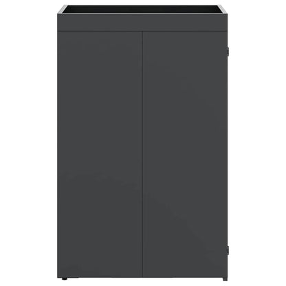 Wheelie Bin Storage with Planter Roof for 240L Bin Steel
