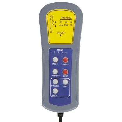 Massage Recliner Chair White 71 x 98 x 106 cm Faux leather