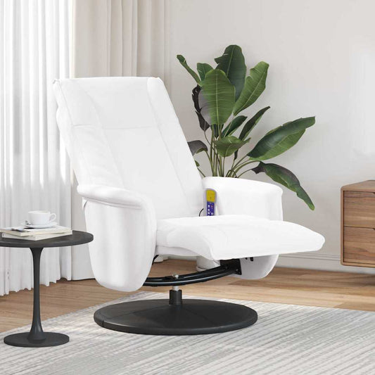 White 71 x 90 x 105 cm Faux Leather
