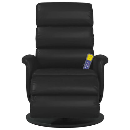 Massage Recliner Chair Black 71 x 98 x 106 cm Faux Leather