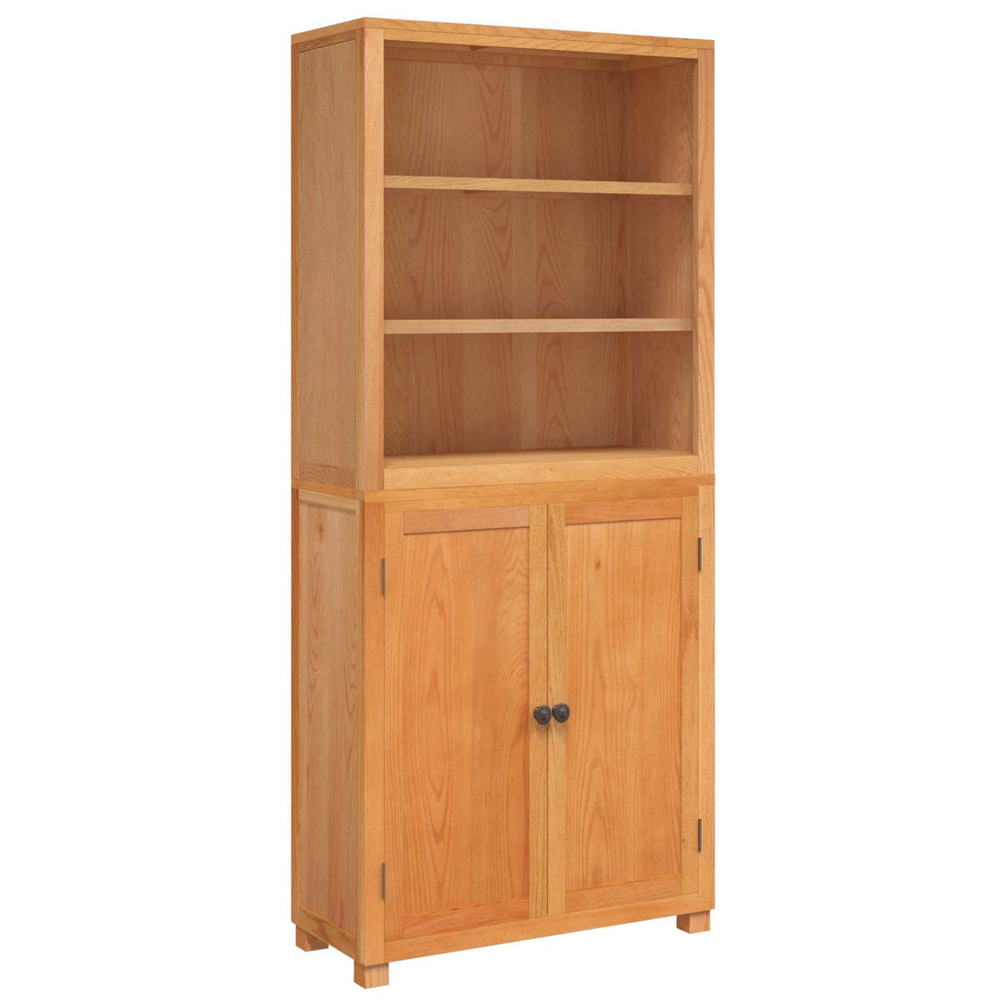 Storage Furniture Set with Shelf 2 pcs Natural 80 x 35 x 185 cm