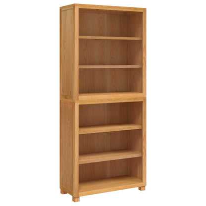 Storage Furniture Set with Shelf 2 pcs Natural 80 x 35 x 185 cm