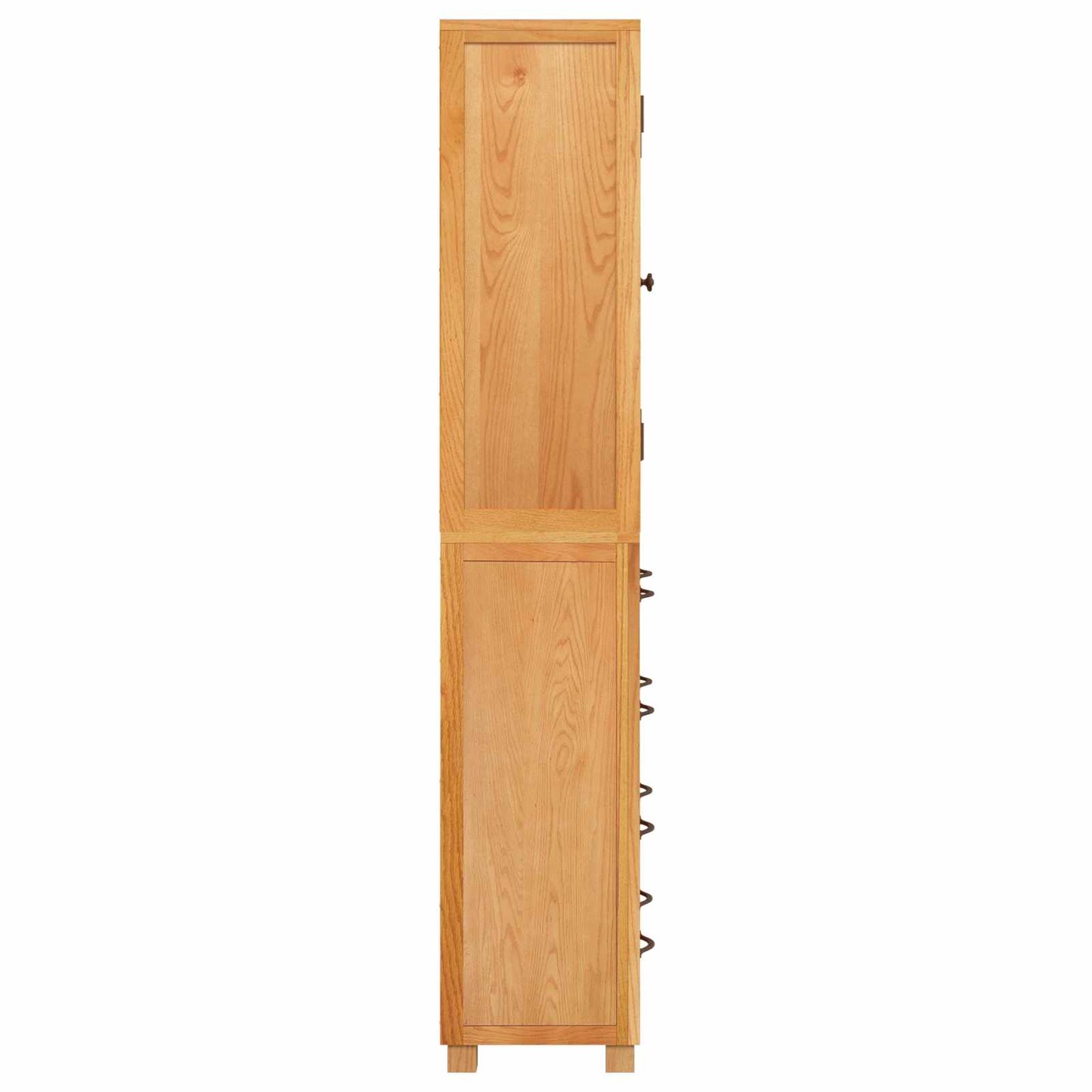 Storage Furniture Set with Shelf 2 pcs Natural 80 x 35 x 185 cm