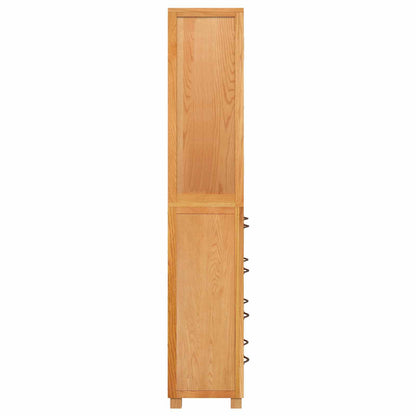 Storage Furniture Set with Shelf 2 pcs Natural 80 x 35 x 185 cm