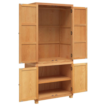 Storage Furniture Set with Storage 2 pcs Brown 80 x 50 x 180 cm