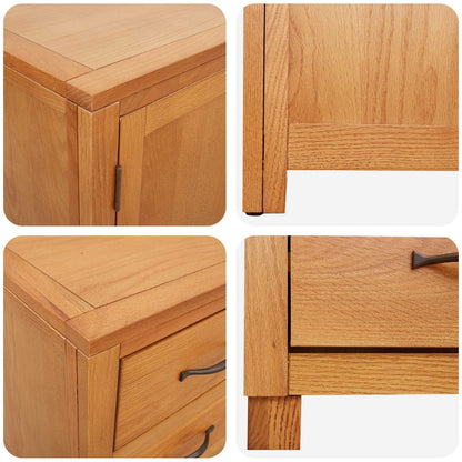 Storage Furniture Set with Drawer 2 pcs Brown 80 x 50 x 180 cm