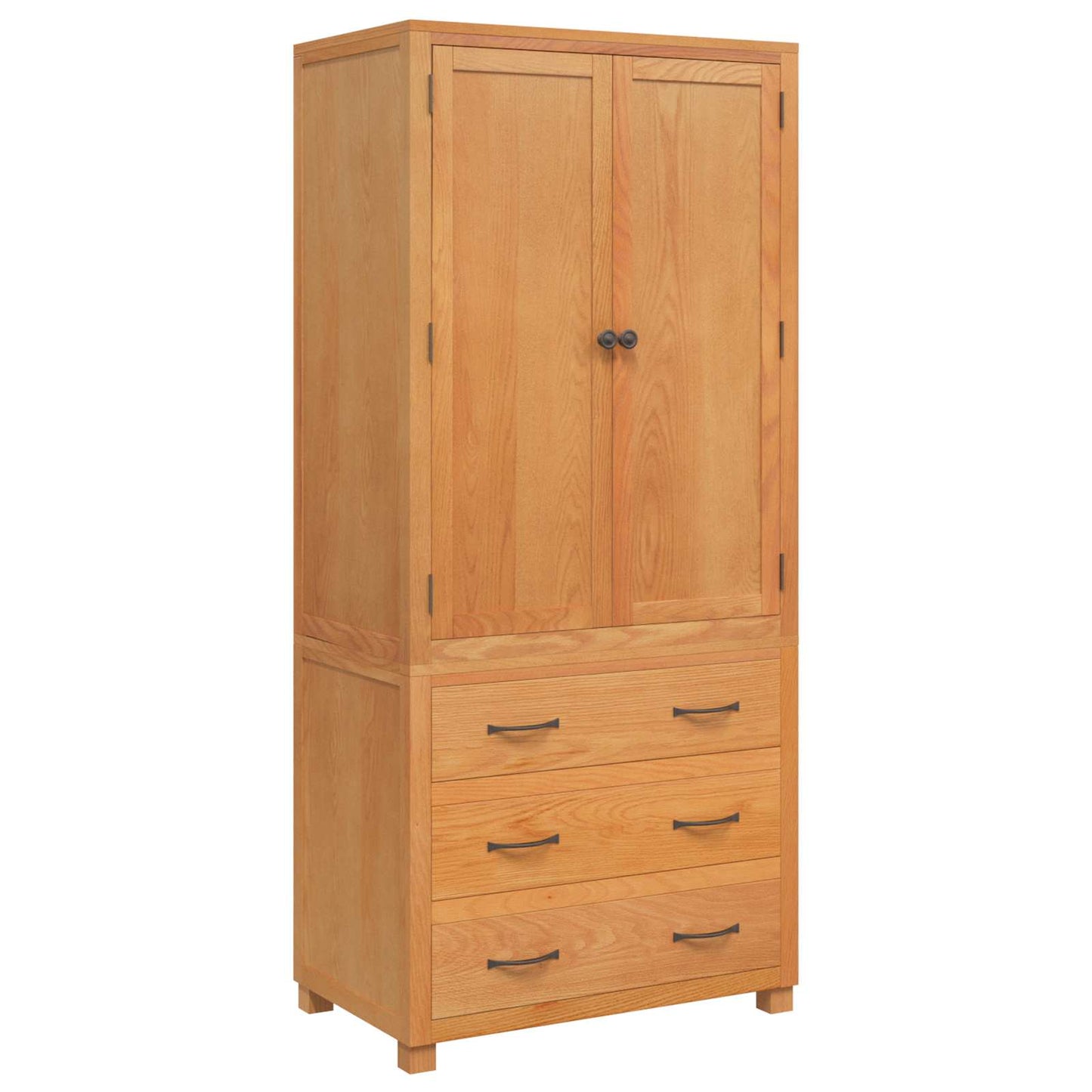Storage Furniture Set with Drawer 2 pcs Brown 80 x 50 x 180 cm