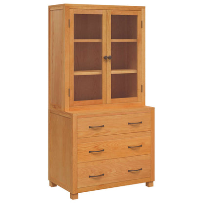 Storage Furniture Set with Drawer 2 pcs Brown 80 x 50 x 160 cm