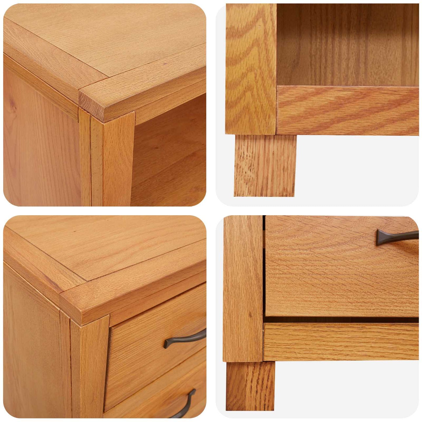 Storage Furniture Set with Drawer 2 pcs Brown 80 x 50 x 160 cm
