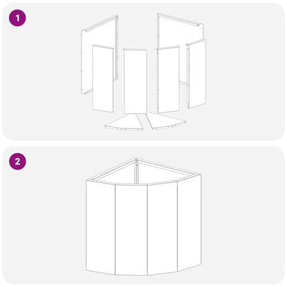 Corner Planter Silver 30 x 30 x 35 cm Stainless steel
