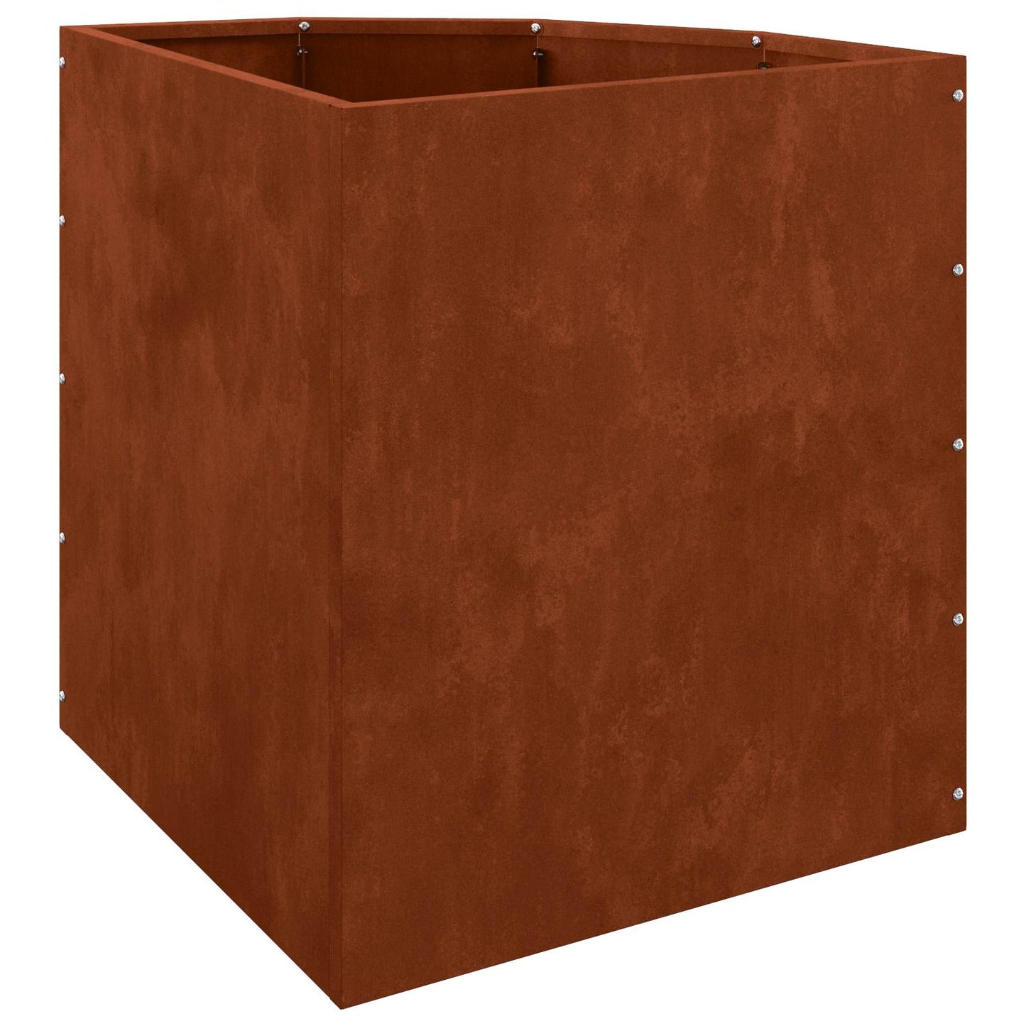 Corner Planter Rusty 45 x 45 x 50 cm Weathering steel