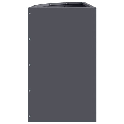 Corner Planter Anthracite 30 x 30 x 50 cm Steel