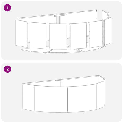 Planter Black 120 x 60 x 35 cm Steel