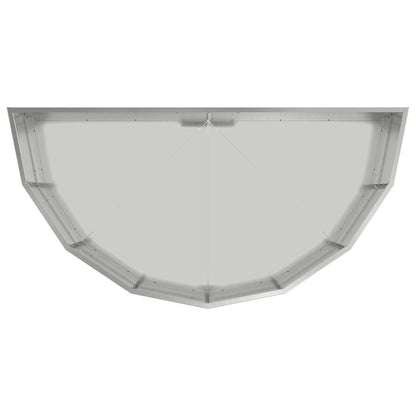 Planter Silver 120 x 60 x 35 cm Galvanised Steel