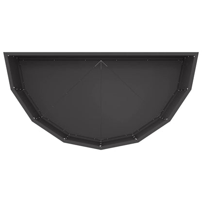 Planter Black 90 x 45 x 35 cm Steel