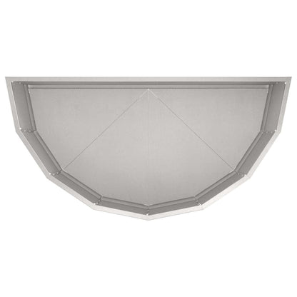 Planter Silver 90 x 45 x 35 cm Stainless Steel