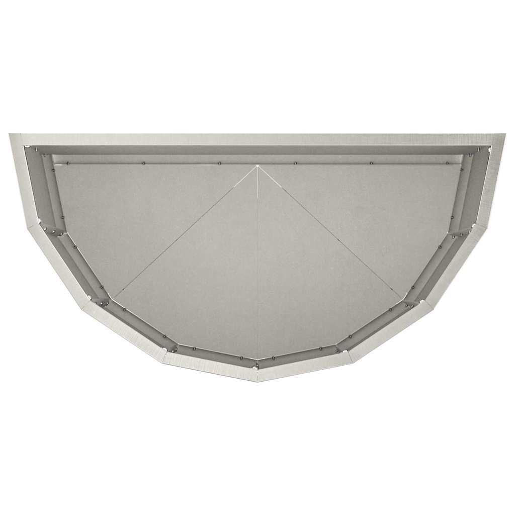 Planter Silver 60 x 30 x 35 cm Stainless Steel