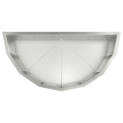 Planter Silver 60 x 30 x 35 cm Galvanised Steel