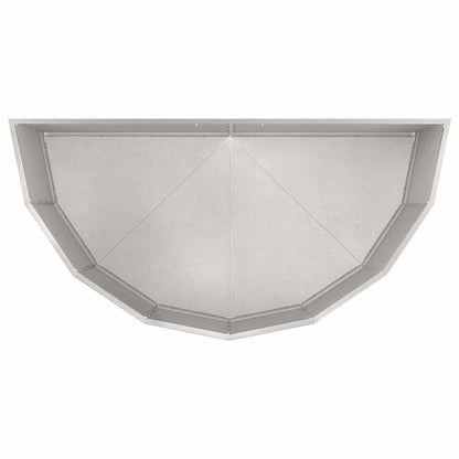 Planter Silver 120 x 60 x 50 cm Stainless Steel