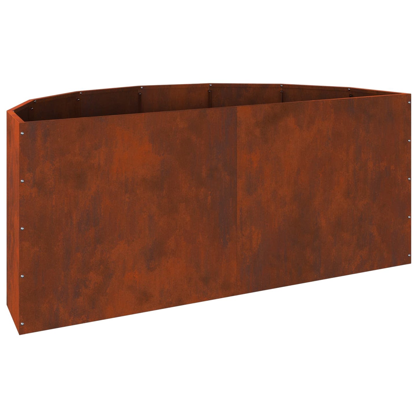 Planter Rusty 120 x 60 x 50 cm Weathering Steel