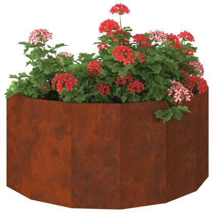 Planter Rusty 120 x 60 x 50 cm Weathering Steel